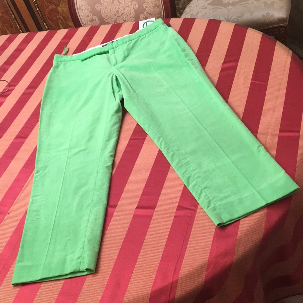 Ralph Lauren Palm Beach green corduroy pants sz.8